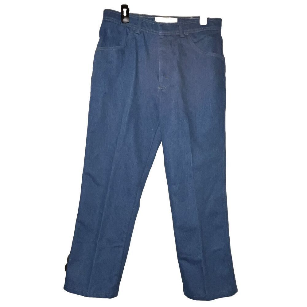 VTG Wrangler Authentics Mens Size 34 X‎ 29  Blue Denim Relaxed Fit Jeans Rare